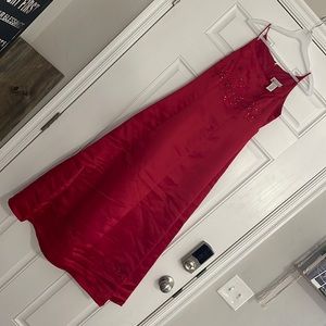 Red girls formal dress size 14